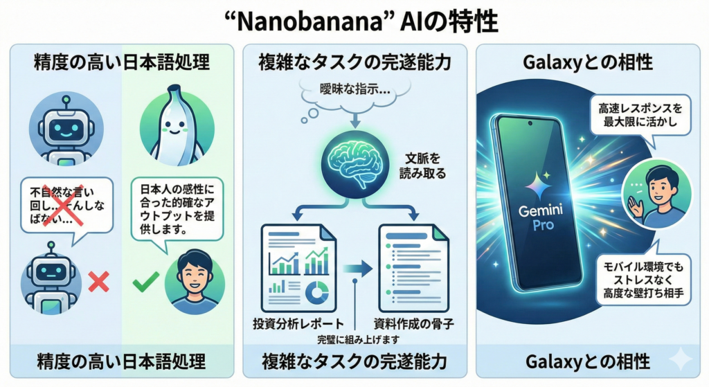 Nanobananaの特徴