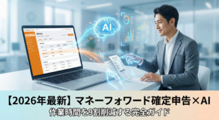 【2026年最新】マネーフォワード クラウド確定申告×AI活用完全ガイド：自動化で作業時間を9割削減する具体策