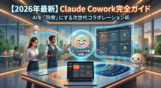 【2026年最新】Claude Cowork完全ガイド：AIを「同僚」にして業務の9割を自動化する